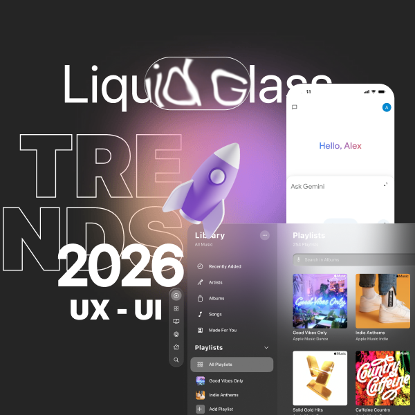Les 5 tendances design qui vont (vraiment) bousculer les codes du web et du mobile en 2026